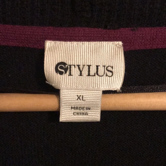 Stylus Women’s Jacket Size XL Long sleeves outerwear jacket color black - Picture 3 of 13